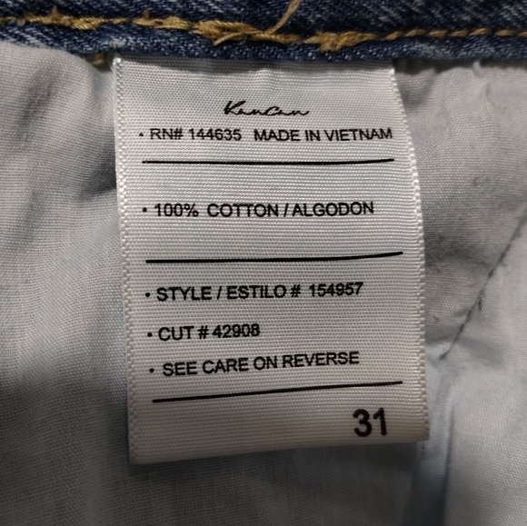 Kancan Nonstretch High Rise Ripped Boyfriend Jean size 31 - Picture 6 of 7
